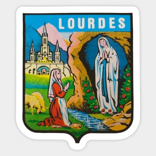 Lourdes Decal Sticker